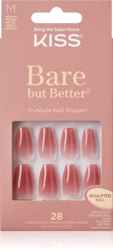 KISS Bare But Better Medium unghii artificiale