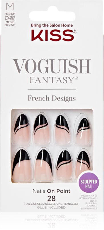 KISS Voguish Fantasy Magnifique unghii artificiale mediu