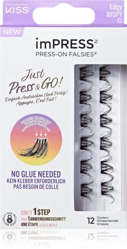 KISS imPRESS Just Press & GO ! pachet cu gene fără noduri autoadezive