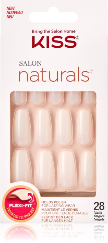 KISS Salon Natural Walk On Air unghii artificiale 28 buc