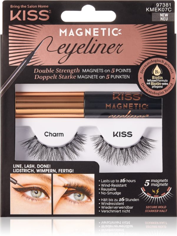 KISS Magnetic Eyeliner & Eyelash Kit gene magnetice