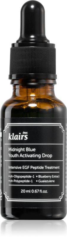 Klairs Midnight Blue Youth Activating Drop ser activator pentru intinerirea pielii 20 ml