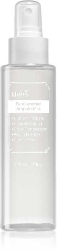 Klairs Fundamental Ampule Mist antioxidant ceață hidratare facială 125 ml