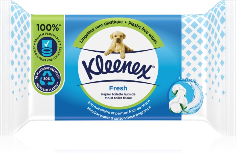 Kleenex Fresh hârtie igienică umedă 42 buc