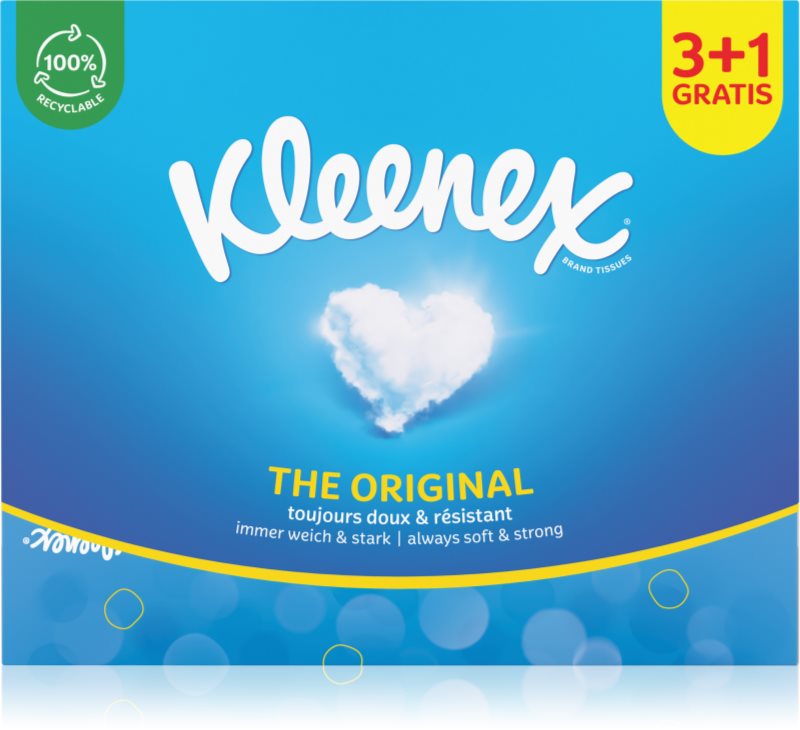 Kleenex Original Box batiste de hârtie 3+1 72 buc