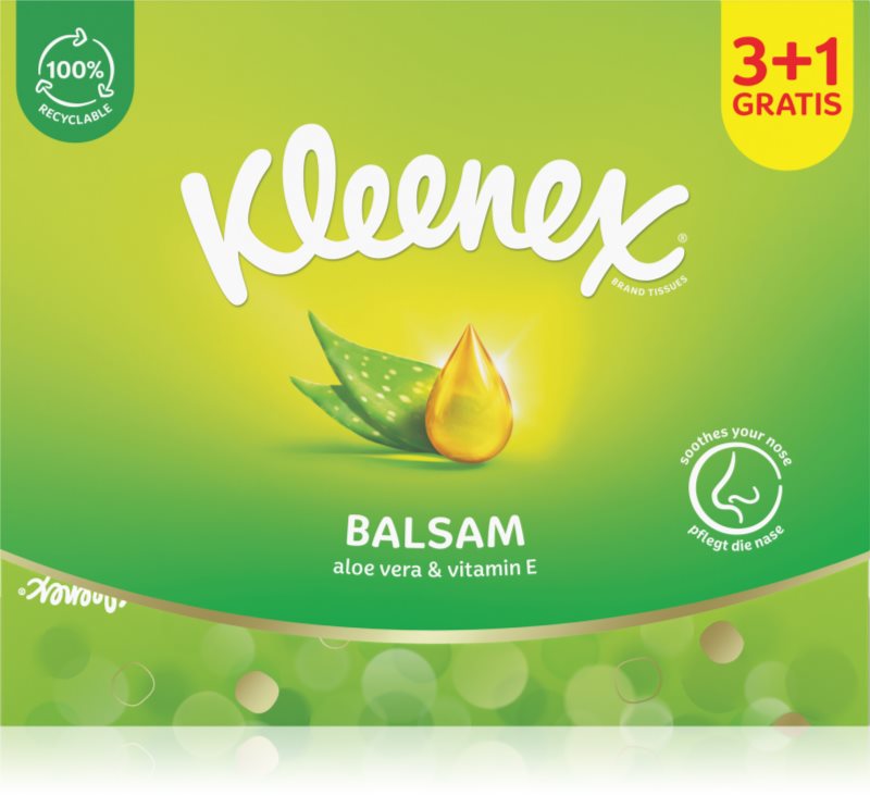 Kleenex Balsam Box batiste de hârtie 4x64 buc