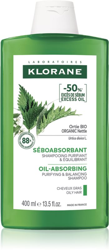 Klorane Nettle sampon pentru curatare pentru par gras