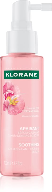 Klorane Peony Soothing Calming & Anti-Itching Serum ser calmant pentru scalp sensibil și iritat 100 ml