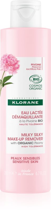 Klorane Peony Milky Silky Make-up Remover lapte demachiant pentru calmarea pielii 200 ml