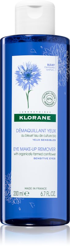 Klorane Cornflower demachiant petru ochi sensibili pentru ochi sensibili