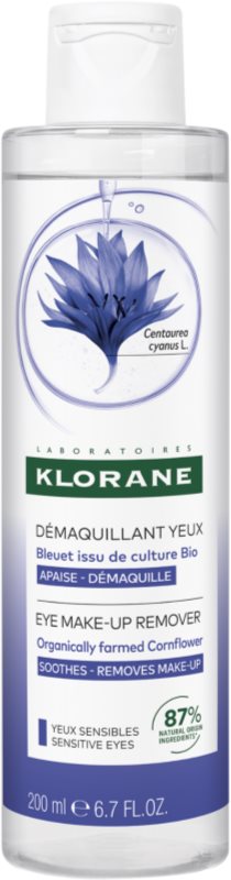 Klorane Cornflower demachiant petru ochi sensibili pentru ochi sensibili