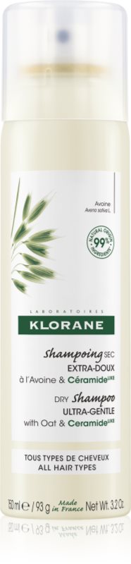 Klorane Oat șampon uscat delicat cu ceramide