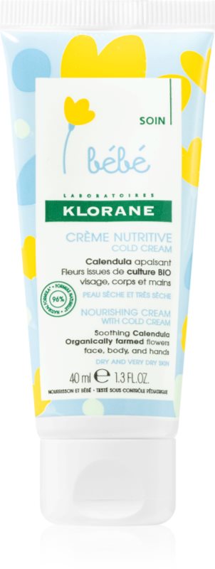 Klorane Bébé Nutrition crema nutritiva pentru copii 40 ml