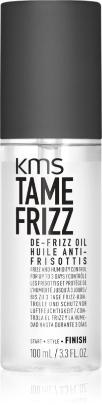 KMS Tame Frizz De-Frizz Oil ulei protector împotriva încrețirii părului pentru păr creț 100 ml