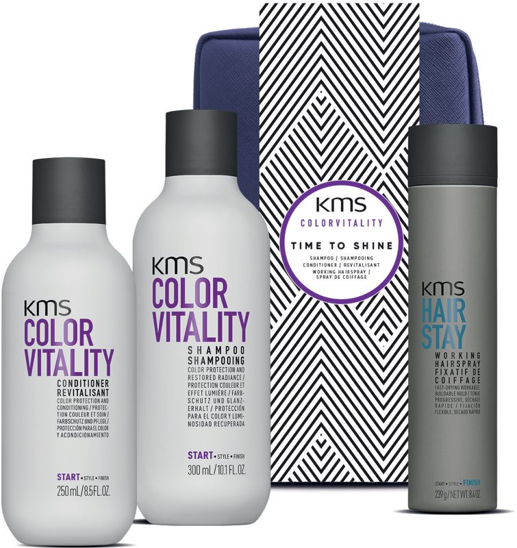 KMS Color Vitality Time to Shine set cadou pentru păr vopsit