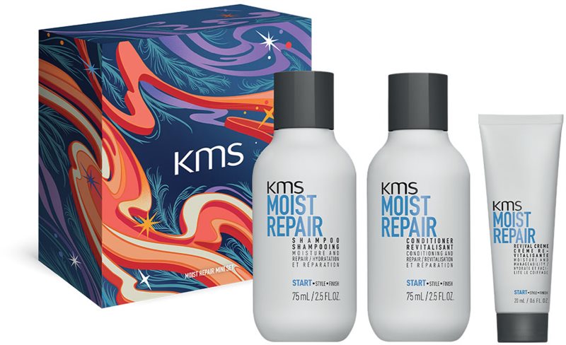 KMS Moist Repair Mini Set set cadou nutritie si hidratare