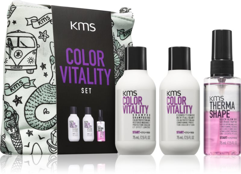 KMS Color Vitality Set Seturi pentru voiaj pentru păr vopsit