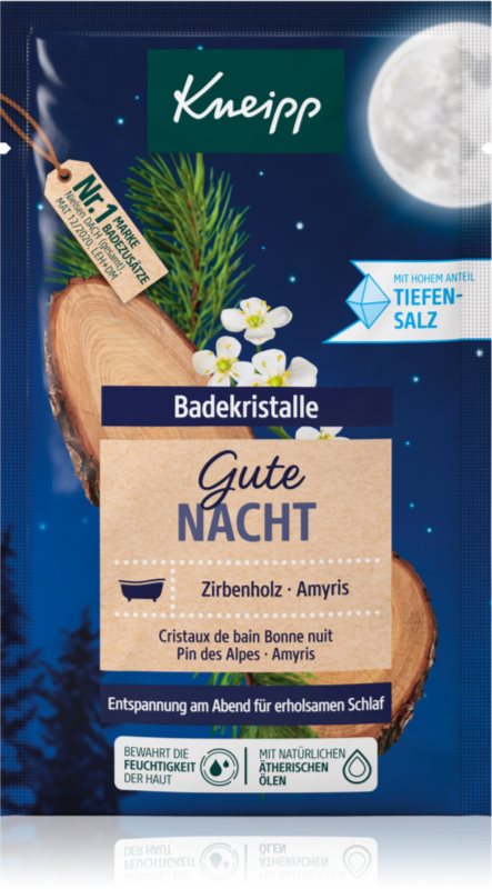 Kneipp Good Night sare de baie relaxanta Swiss Stone Pine & Balsam Torchwood 60 g