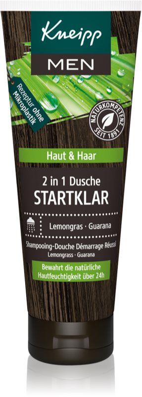 Kneipp Men Ready To Go gel de dus si sampon 2in1 pentru barbati 75 ml