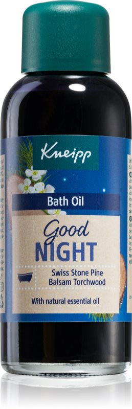 Kneipp Good Night ulei de baie calmant Swiss Stone Pine & Balsam Torchwood 100 ml