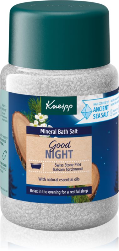 Kneipp Good Night sare de baie Swiss Stone Pine & Balsam Torchwood 500 g