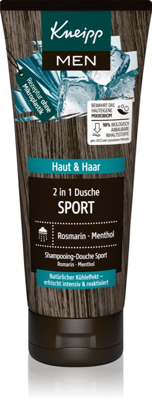 Kneipp Men Sport gel de dus si sampon 2in1 pentru barbati 200 ml