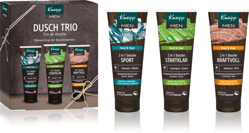 Kneipp Men Shower Trio set cadou pentru barbati