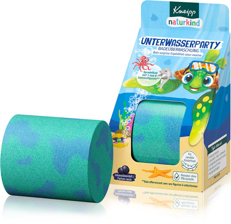 Kneipp Naturkind Underwater Party bombă de baie pentru copii cu surpriză 1 buc