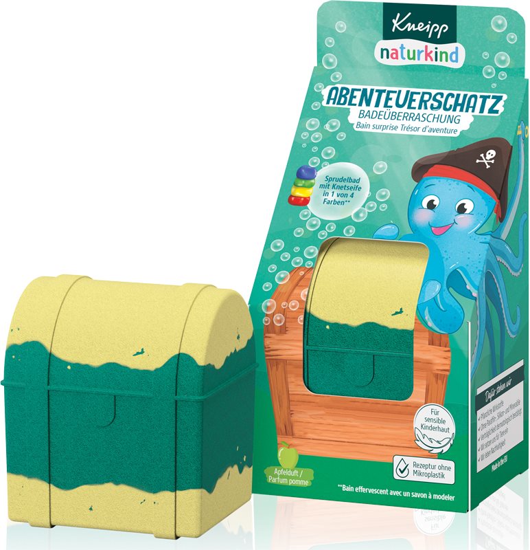 Kneipp Naturkind Mysterious Treasure bombă de baie pentru copii cu surpriză 1 buc