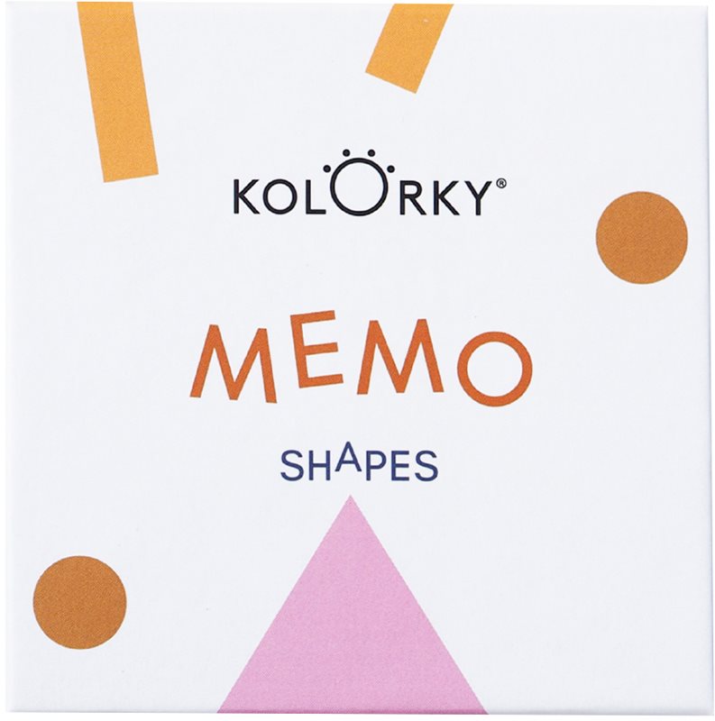 Kolorky Memo Game Shapes Pexoso 20 buc