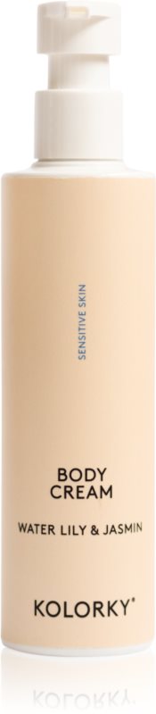 Kolorky Body Cream Sensitive Skin crema de corp pentru piele sensibila Watter Lilly & Jasmin 190 ml