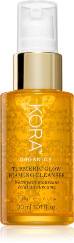 KORA Organics Turmeric Glow Foaming Cleanser spuma de curatat faciale