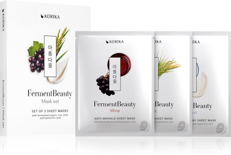 KORIKA FermentBeauty Mask Set set de măști faciale