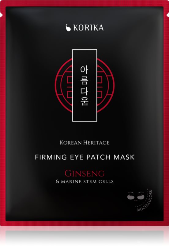 KORIKA Korean Heritage Ginseng & Marine Stem Cells Firming Eye Patch Mask masca pentru fermitate zona ochilor 2 buc