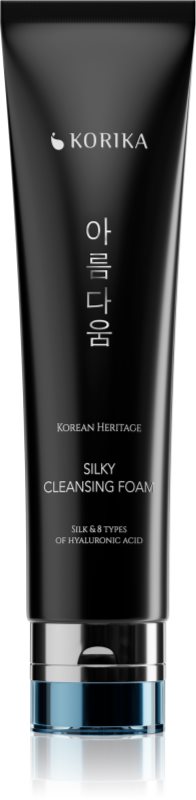 KORIKA Korean Heritage Silk & 8 Types of Hyaluronic Acid Silky Cleansing Foam spuma de curatat cu efect de hidratare 150 ml