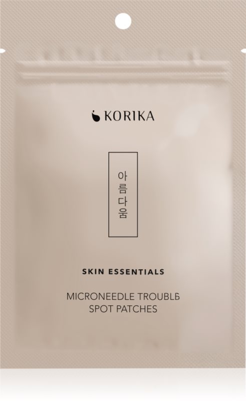 KORIKA Skin Essentials Microneedle Trouble spot patches plasturi pentru piele problematică impotriva acneei 9 buc