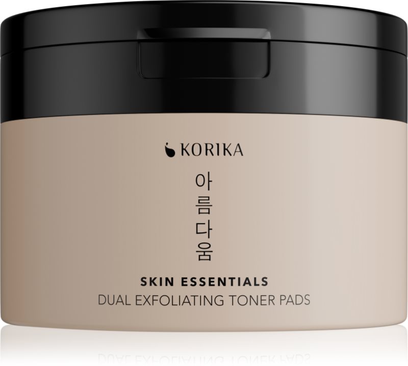 KORIKA Skin Essentials Dual Exfoliating Toner Pads dischete exfoliante duble 20 buc