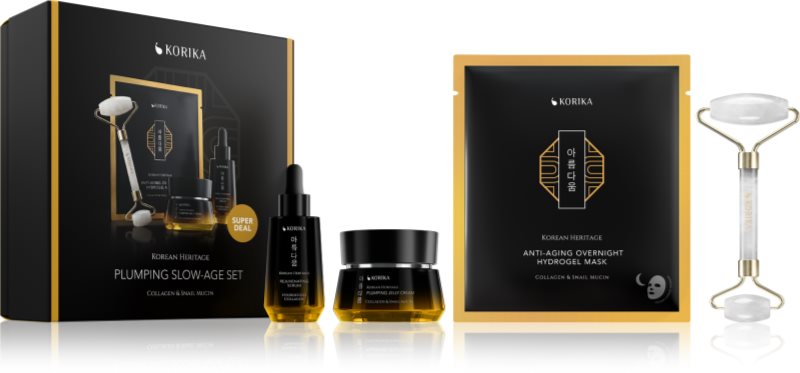 KORIKA Korean Heritage Plumping Slow-age Set set pentru încetinirea procesului de îmbătrânire a tenului
