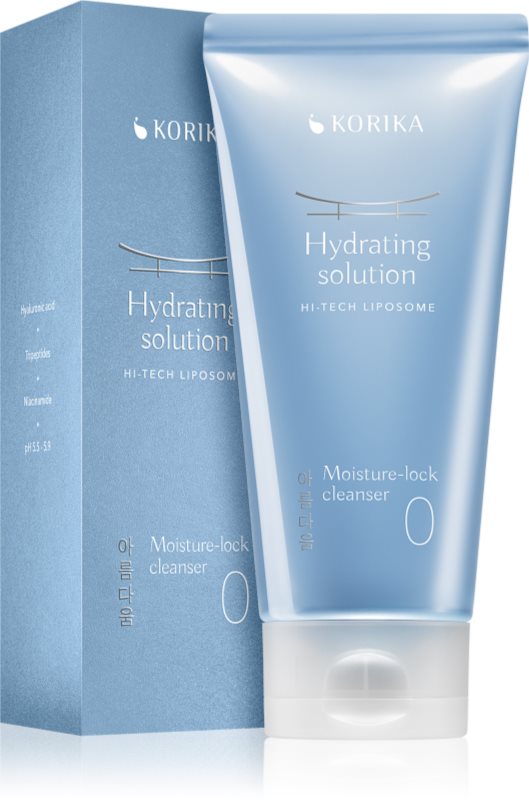 KORIKA HI-TECH LIPOSOME Hydrating solution Moisture-lock cleanser cremă hidratantă pentru curățare 150 ml