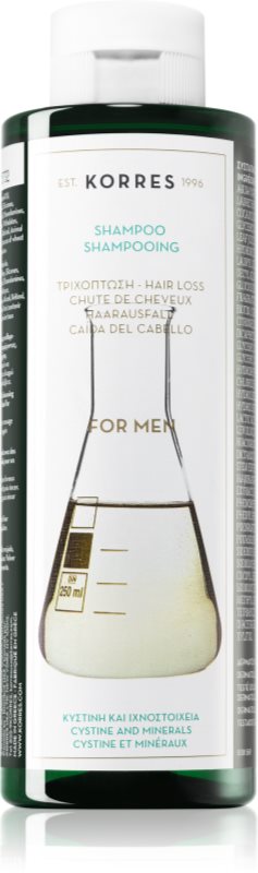 Korres Cystine & Minerals Șampon împotriva căderii părului pentru barbati 250 ml