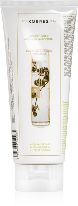 Korres Aloe & Dittany balsam pentru par normal 200 ml