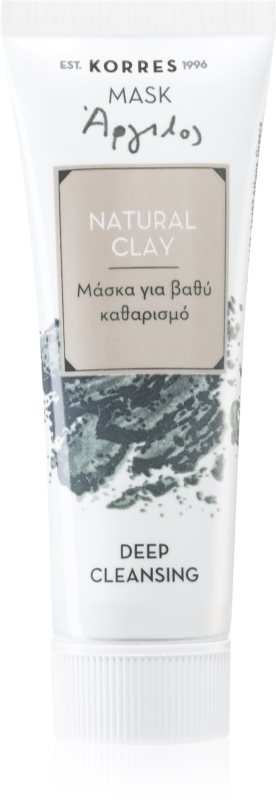 Korres Natural Clay masca pentru curatare profunda 18 ml