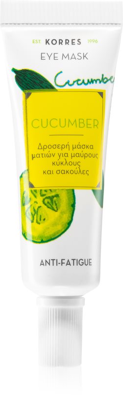 Korres Cucumber masca pentru ochi împotriva ridurilor și a cearcănelor întunecate 8 ml