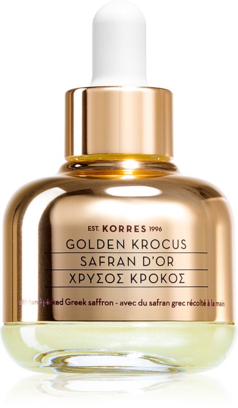 Korres Golden Krocus elixir facial de șofran anti-îmbătrânire 30 ml