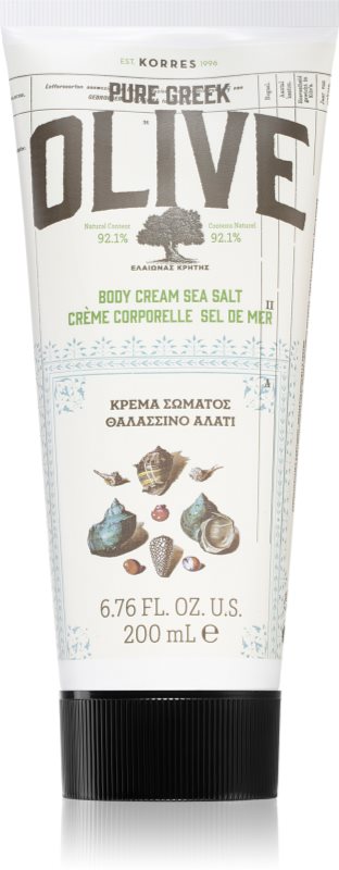 Korres Pure Greek Olive & Sea Salt lapte de corp delicat 200 ml