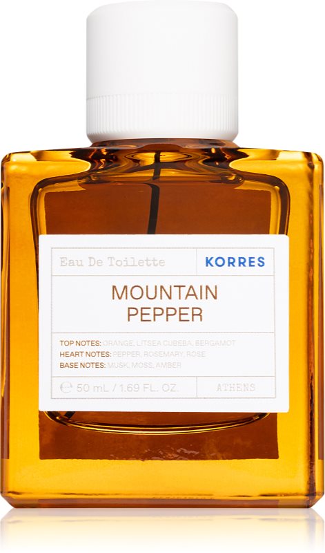 Korres Mountain Pepper Eau de Toilette pentru bărbați