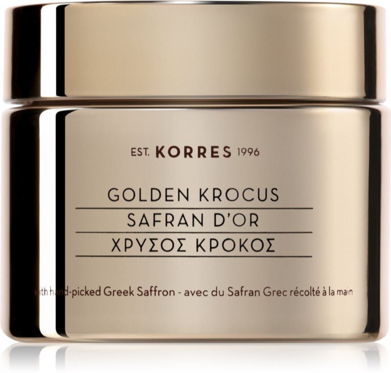 Korres Golden Krocus crema de fata regeneratoare anti-imbatranire 50 ml