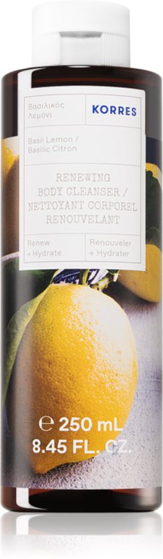 Korres Basil Lemon gel de dus revigorant