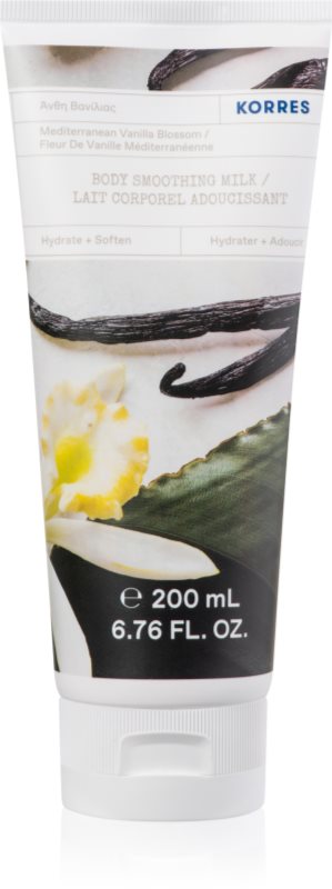 Korres Mediterranean Vanilla Blossom loțiune de corp hidratantă cu ulei de migdale 200 ml