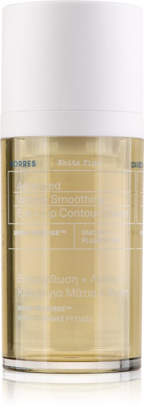 Korres White Pine Meno-Reverse™ Crema de reintinerire pentru ochi si buze pentru ten matur 15 ml